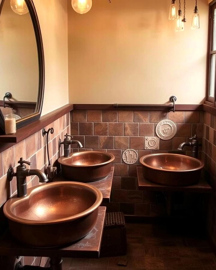 Copper Sinks for Warmth and Character