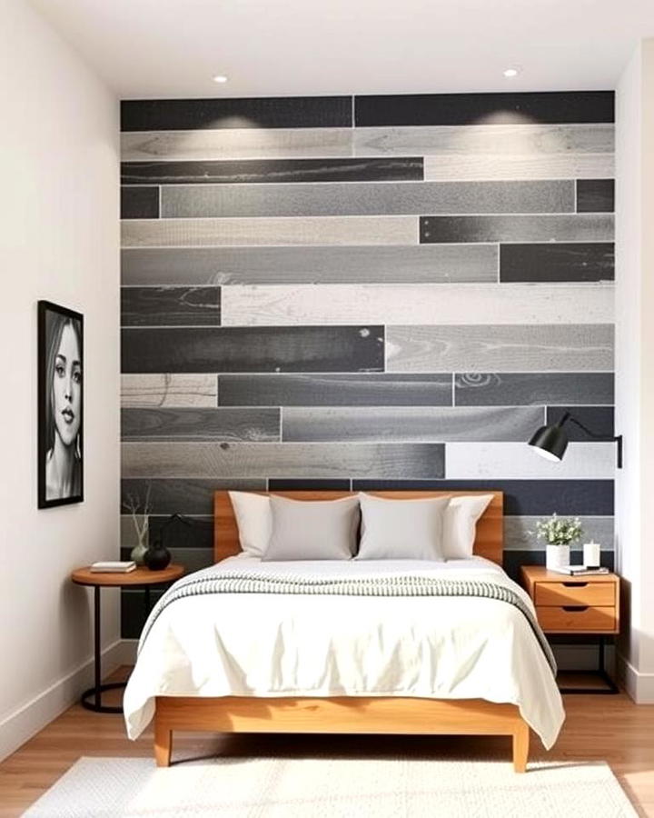 Corner Bed with Accent Wall