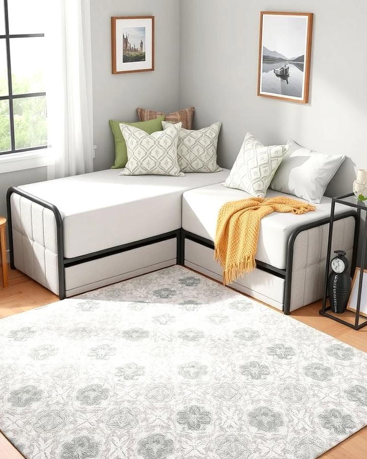 Corner Daybed with Trundle