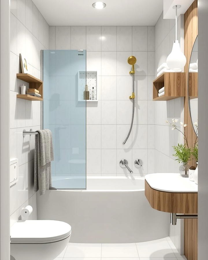 Corner Drop In Tub for Space Efficiency