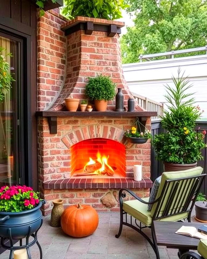 Corner Fireplace for Small Spaces