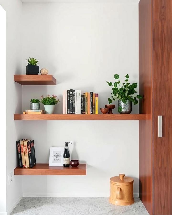 Corner Floating Shelves