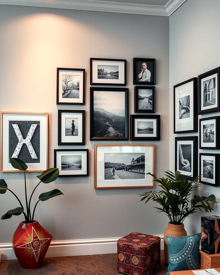 Corner Gallery Wall