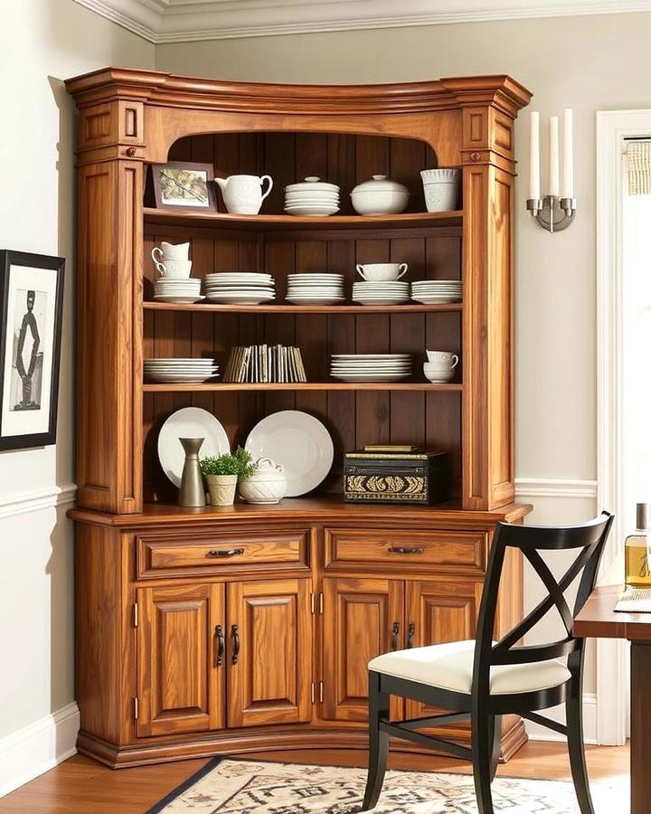 Corner Hutch for Space Efficiency