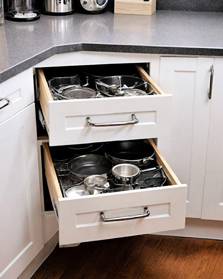 Corner Kitchen Pull Out Drawers