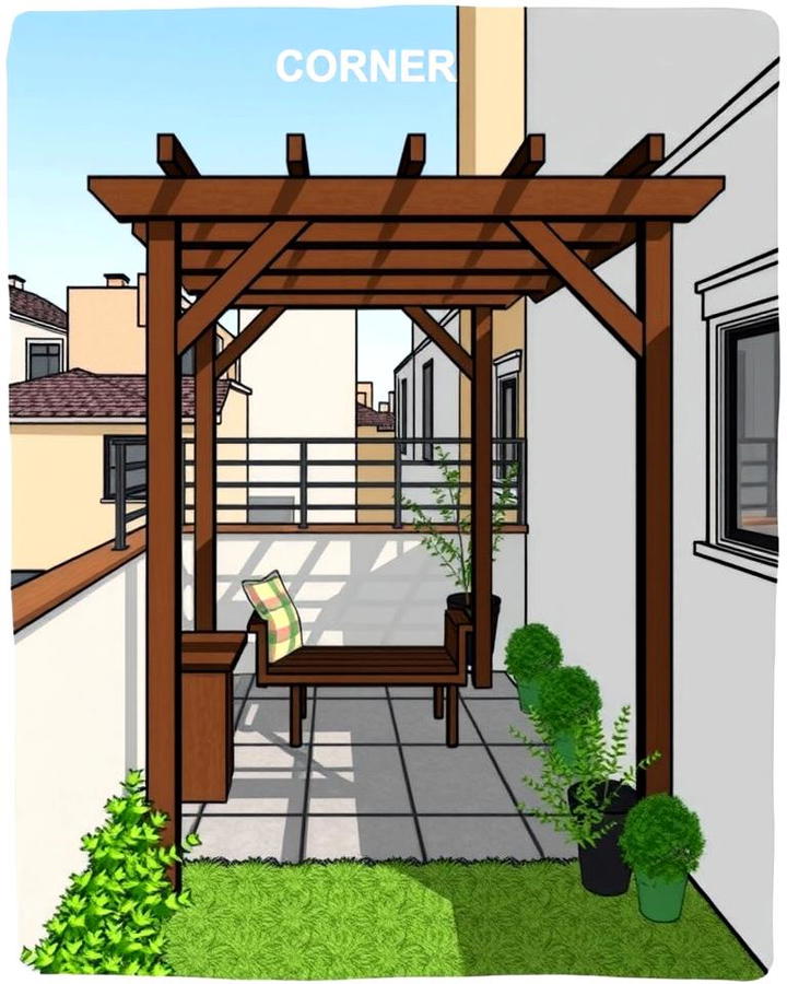 Corner Pergola