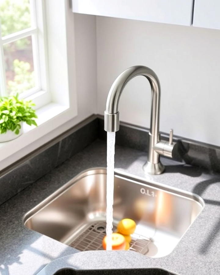 Corner Sink With Pull out Faucet idea