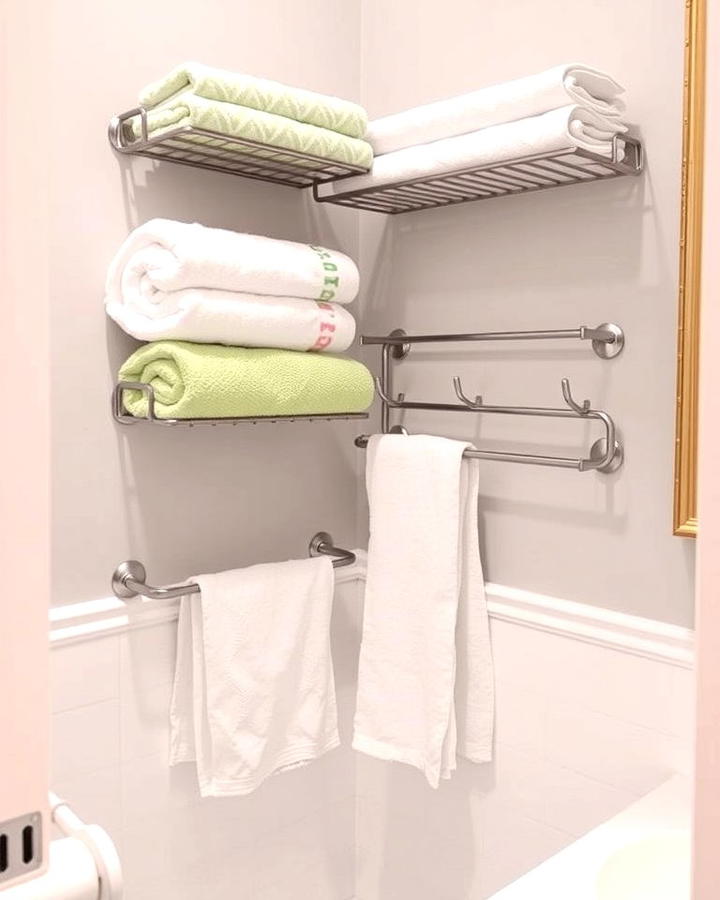 Corner Towel Rack