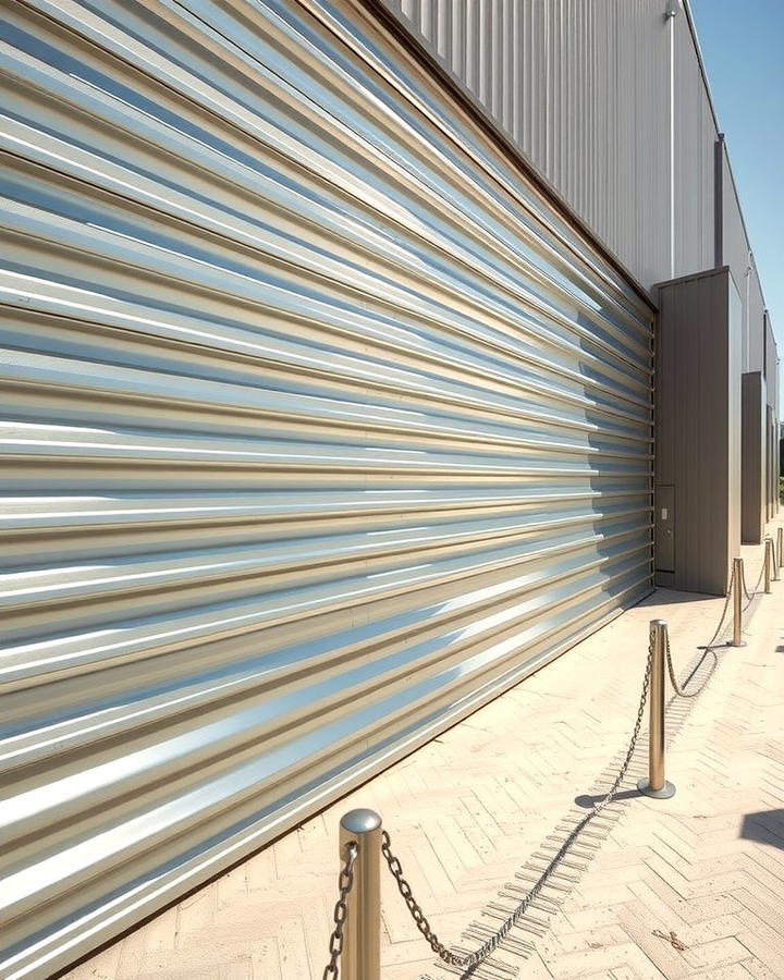 Corrugated Metal Retaining Wall 2