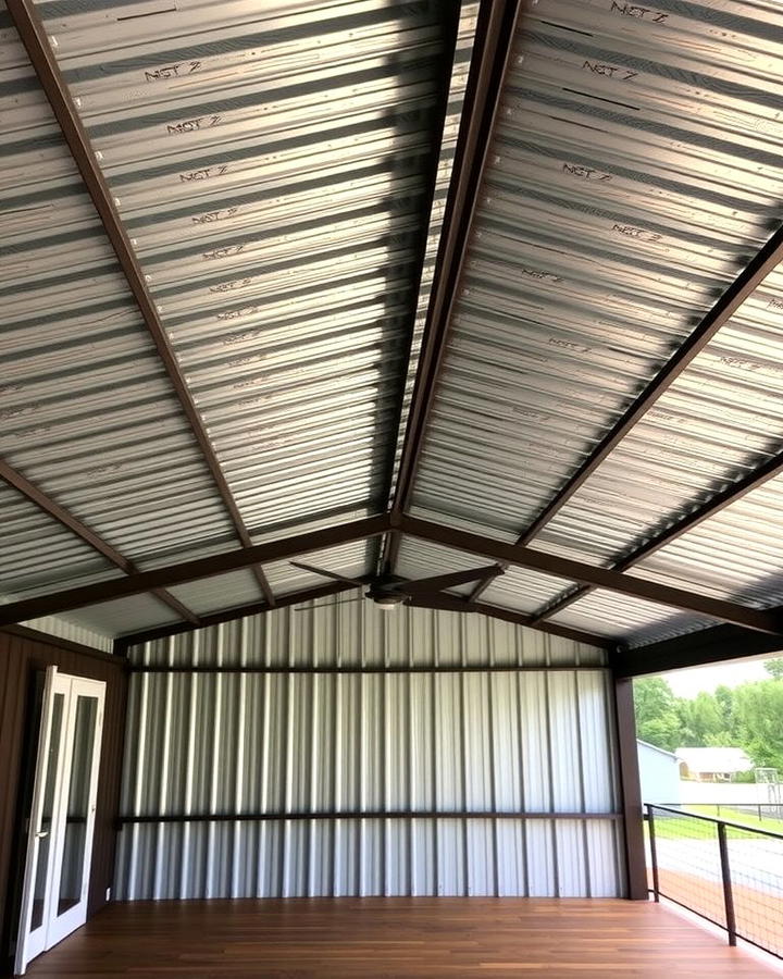 Corrugated Metal Roof for Industrial Flair