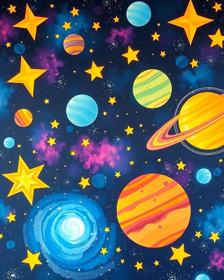 Cosmic Exploration Mural