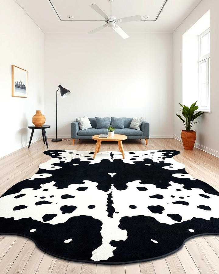 Cow Print Rug