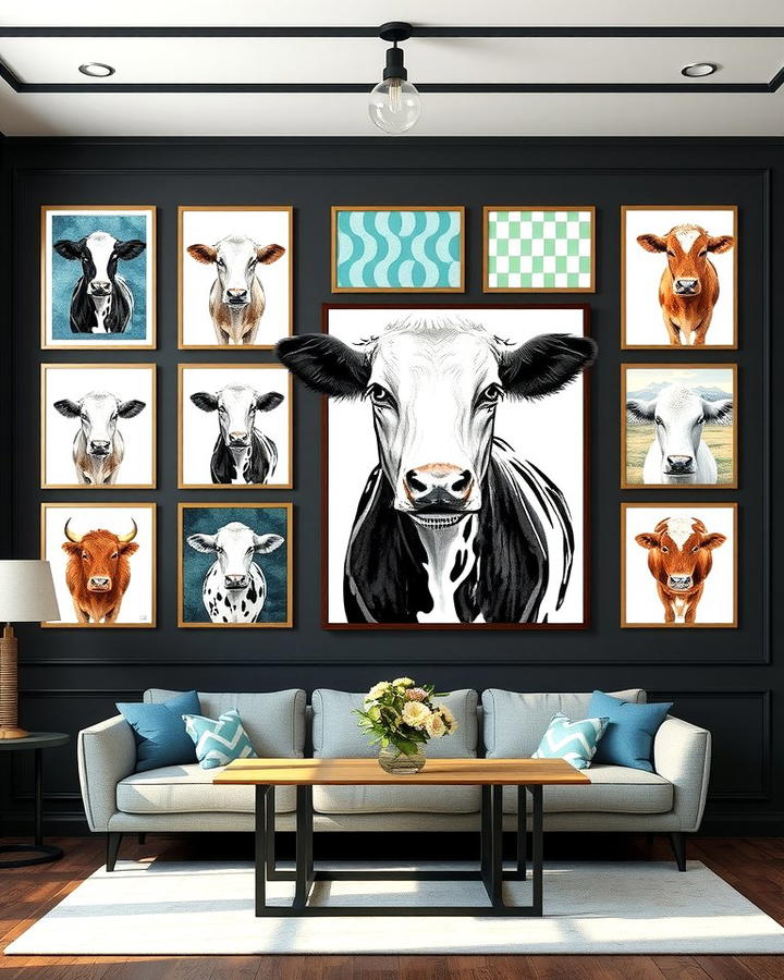 Cow Print Wall Art