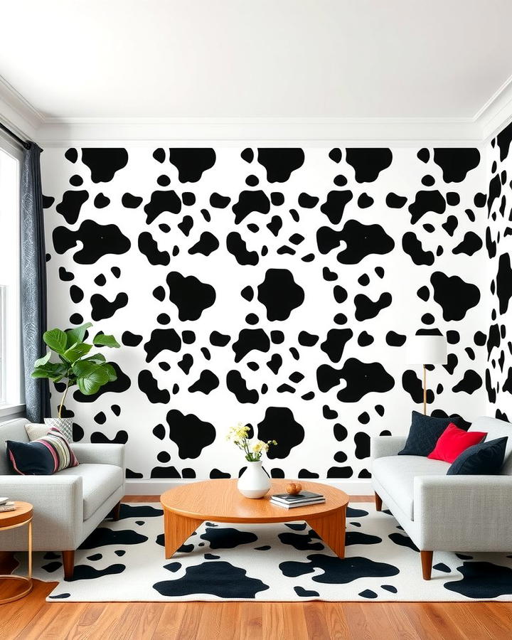 Cow Print Wallpaper