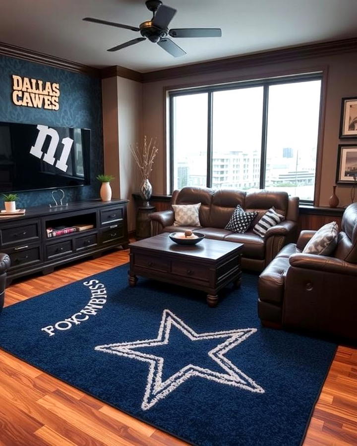 Cowboys Area Rug