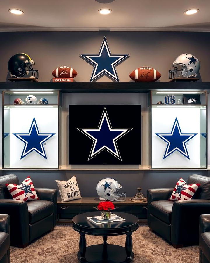 Cowboys Memorabilia Display