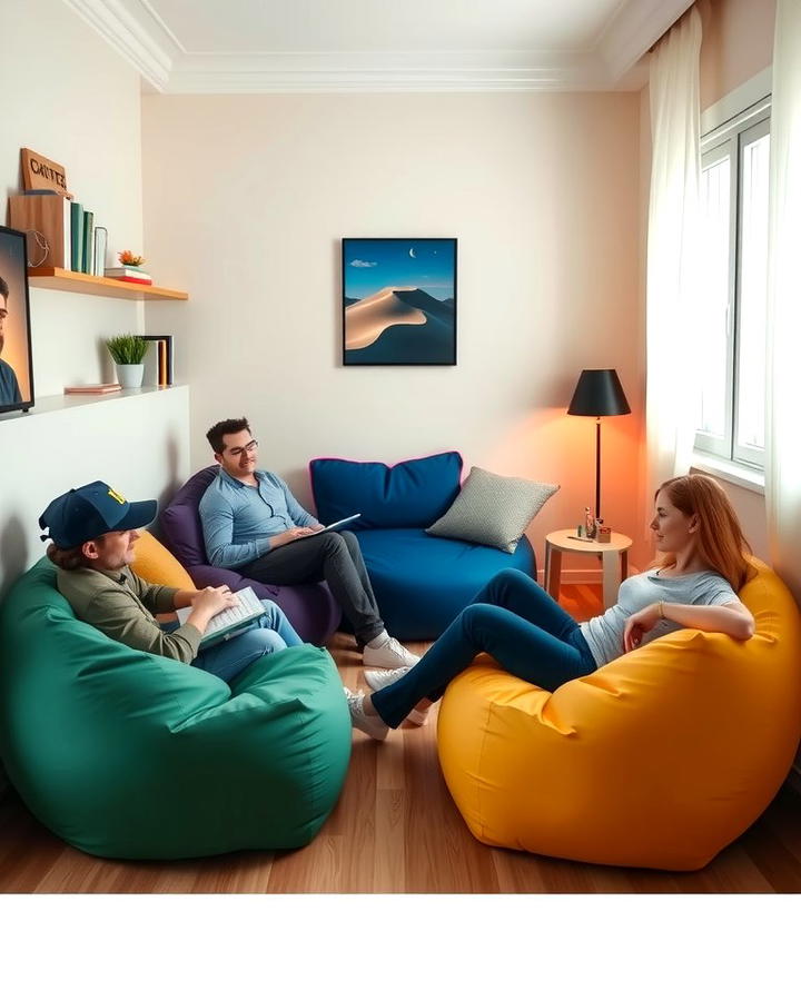 Cozy Bean Bag Seating