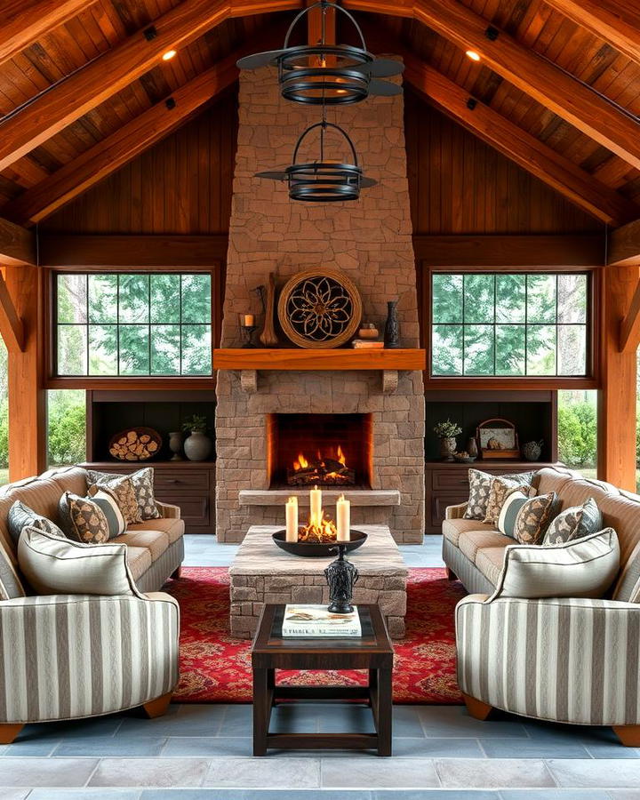 Cozy Fireplace Addition