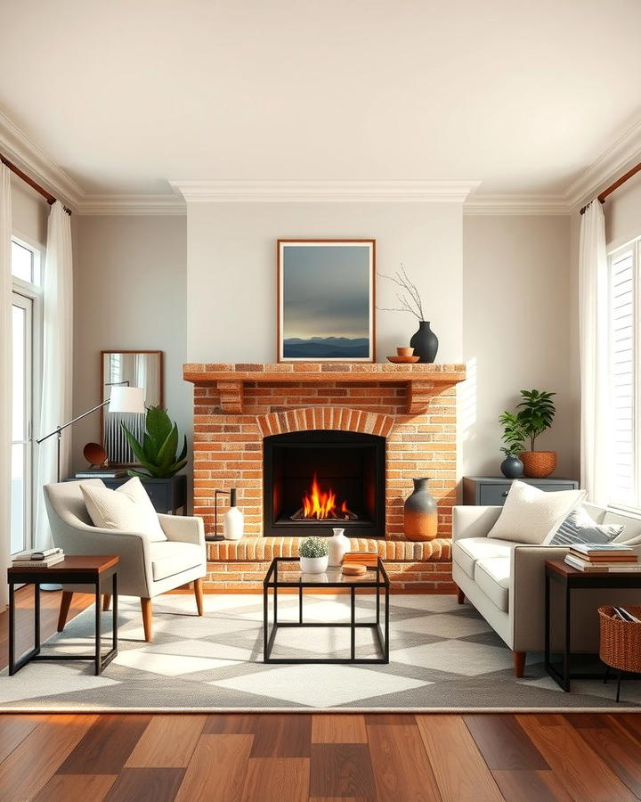 Cozy Fireplace Design