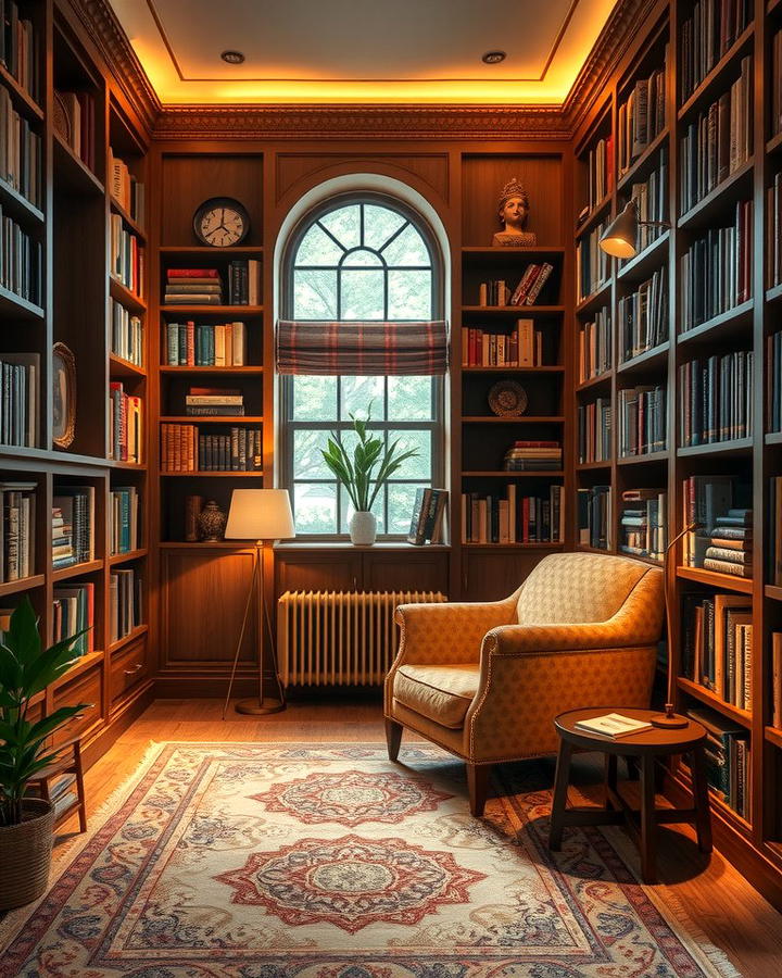 Cozy Library Nook