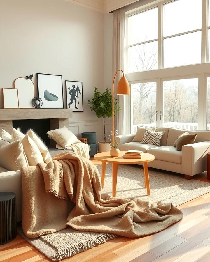 Cozy Neutral Living Rooms