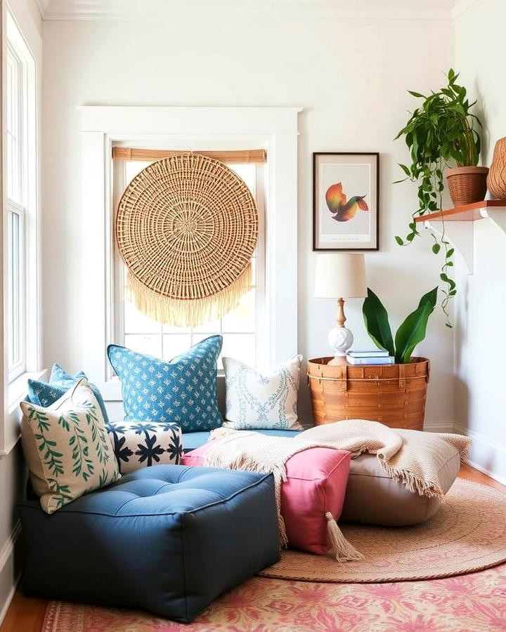 Cozy Nooks with Floor Cushions