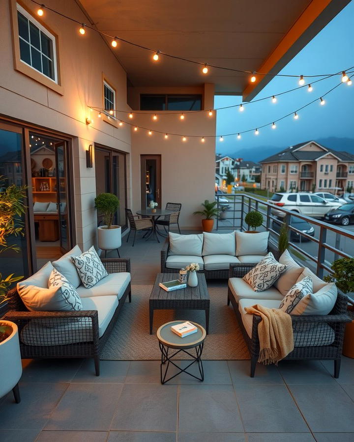 Cozy Outdoor Lounge