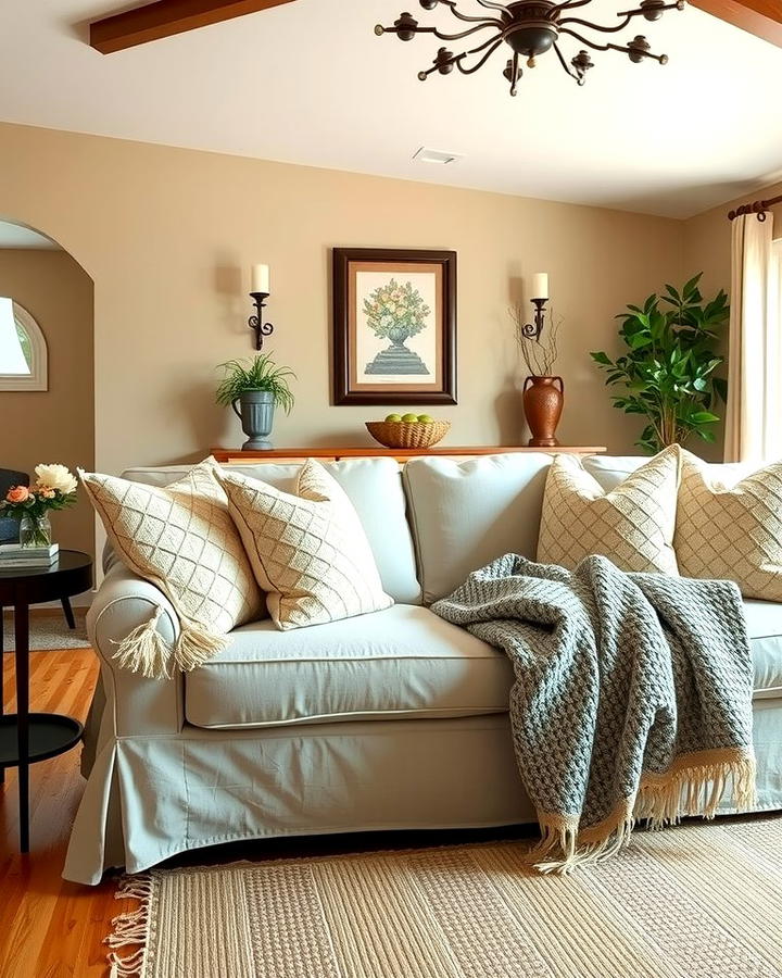 Cozy Slipcovered Sofas