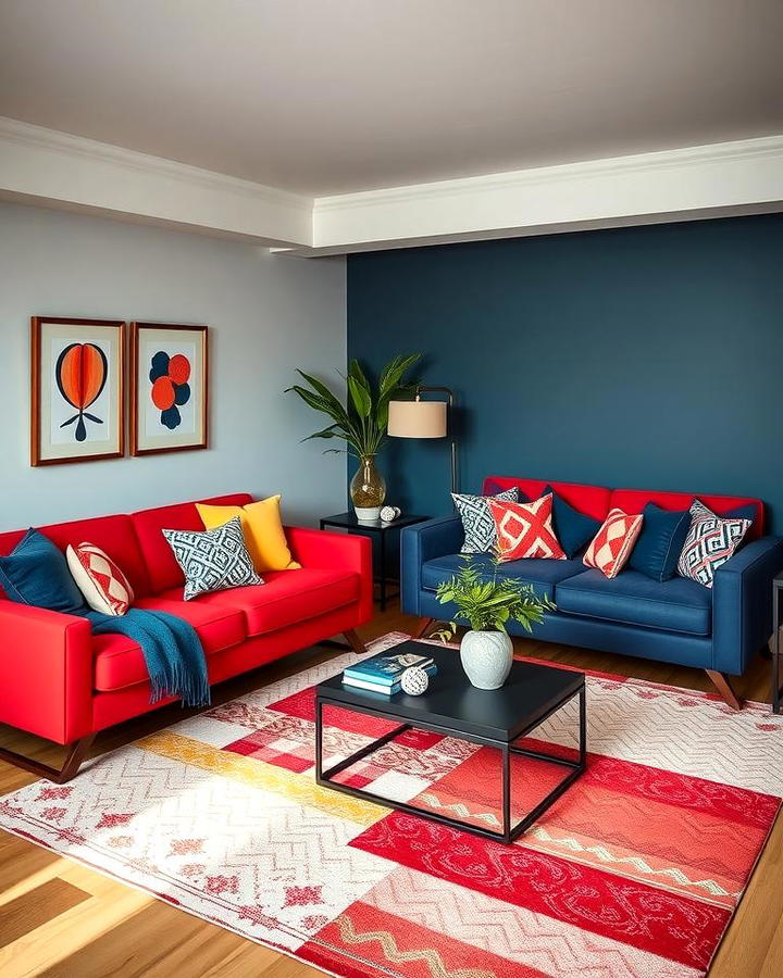 Create a Bold Contrast with Differing Colors