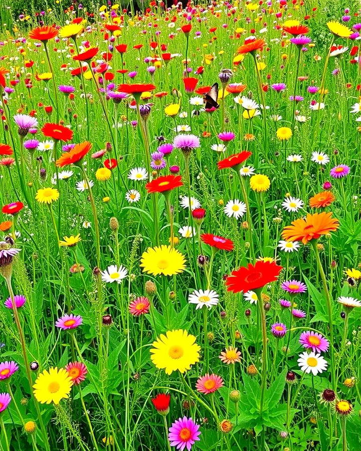 Create a Colorful Wildflower Meadow