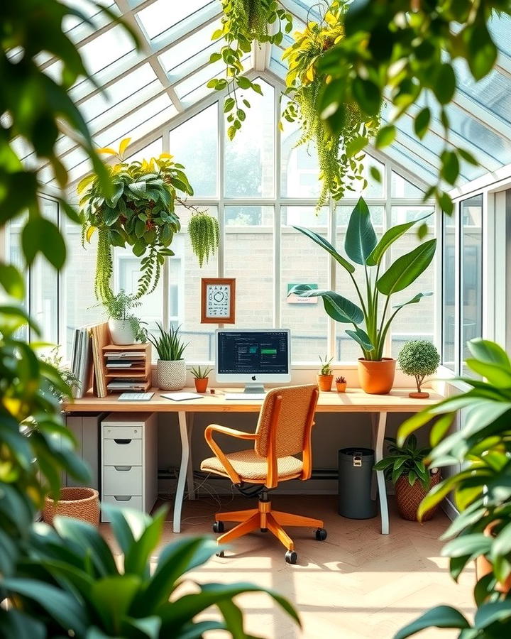 Creative Greenhouse Workspace