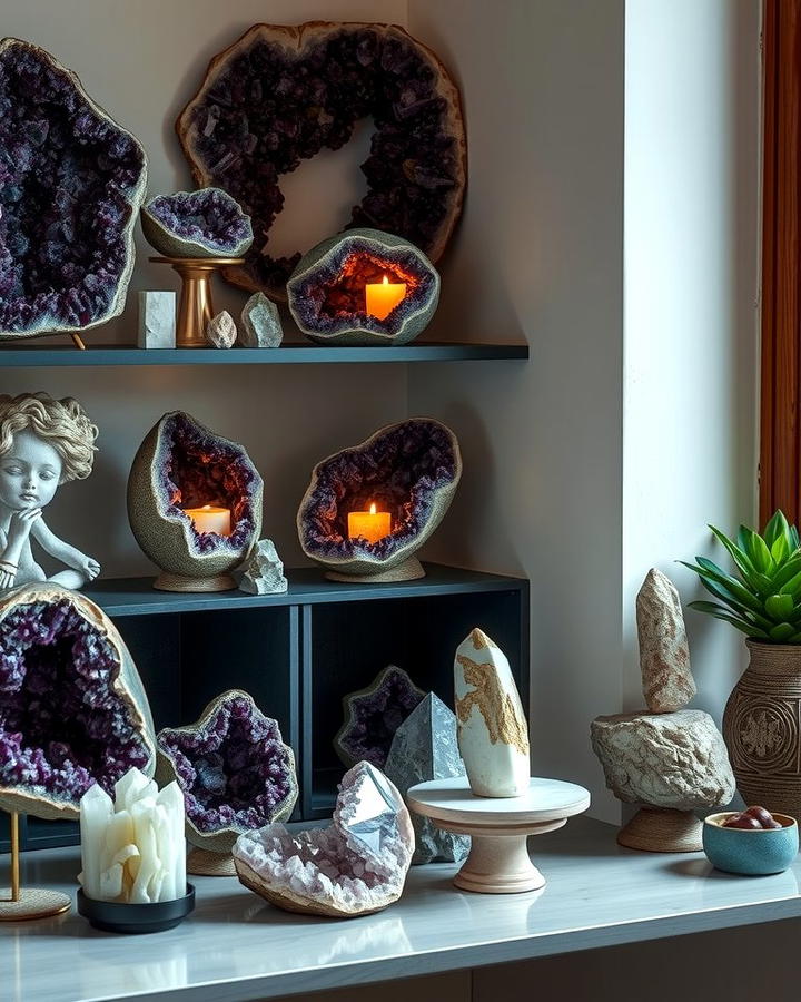 Crystal Accents for a Mystical Touch