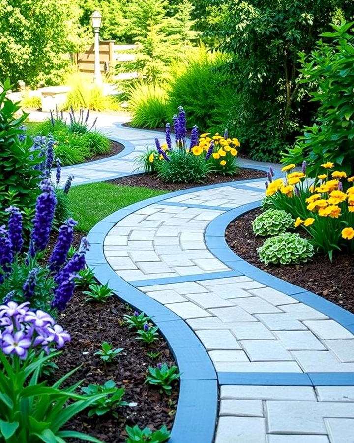 Curved Garden Pathways