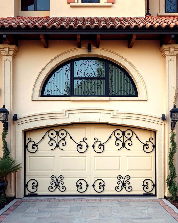 Curved Ironwork Accents