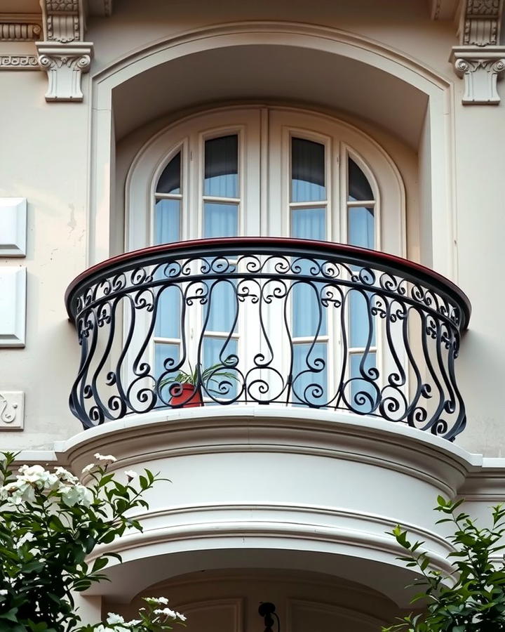 Curved Juliet Balcony