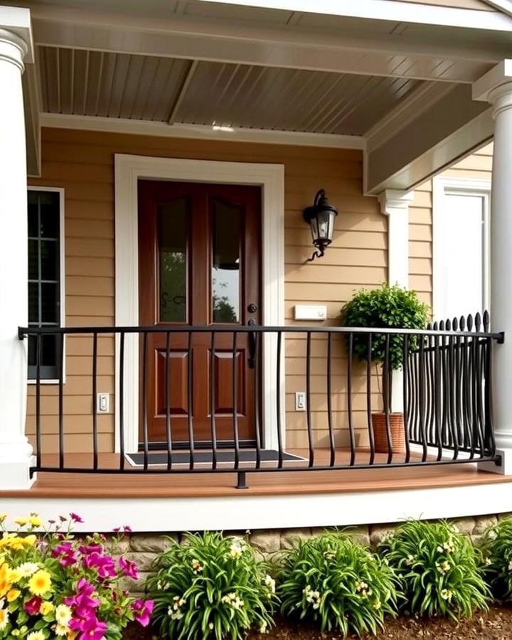 Curved Railings for a Unique Look