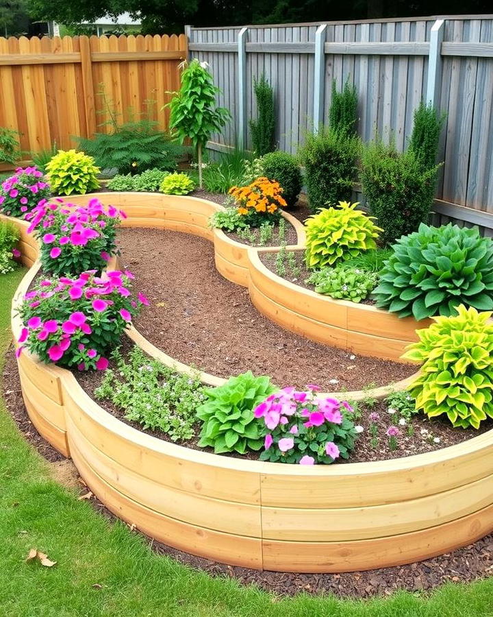 Curved Raised Beds