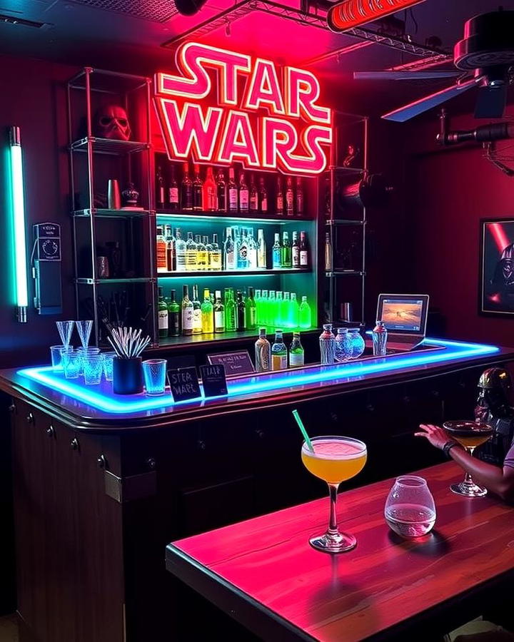 Custom Star Wars Bar Setup