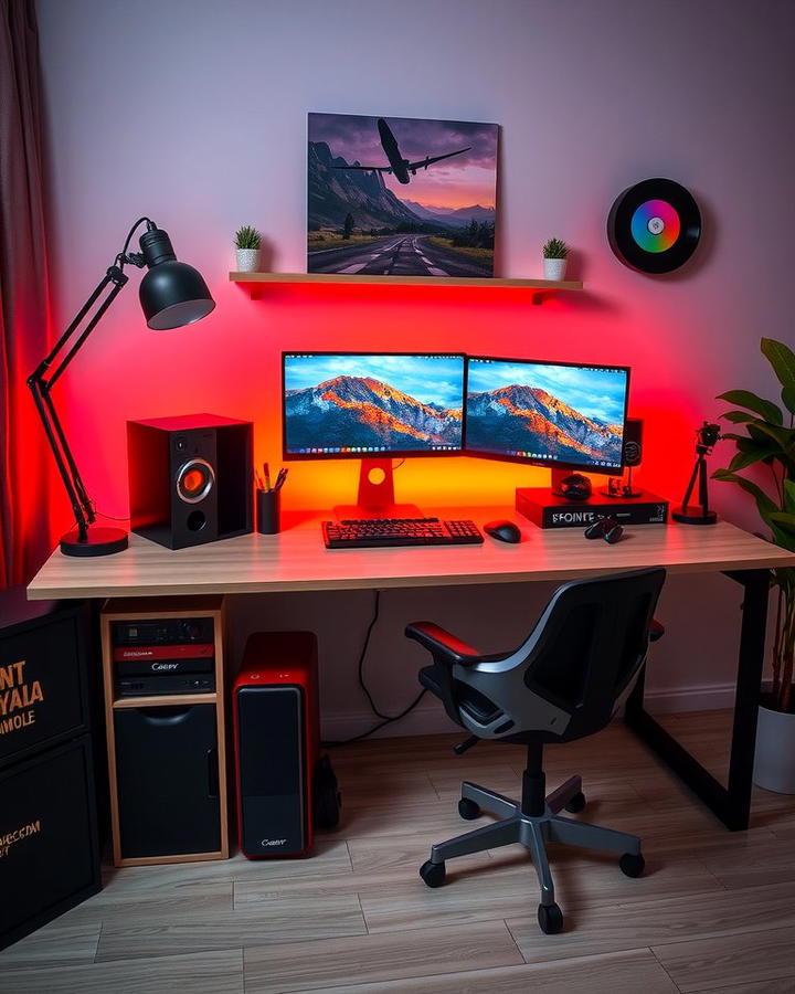 Customizable Desk Setup