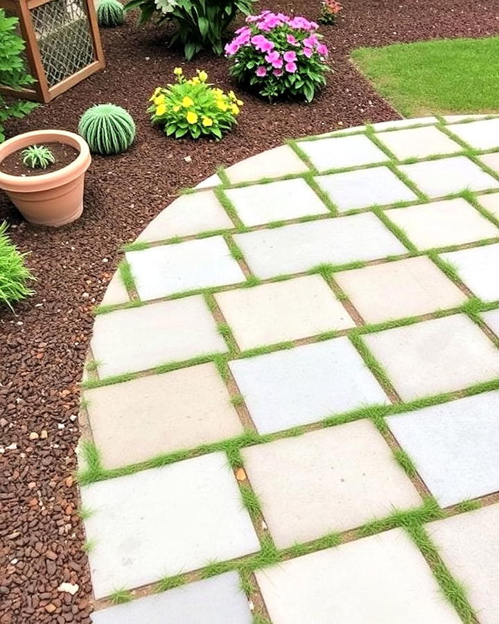 DIY Concrete Pavers Patio