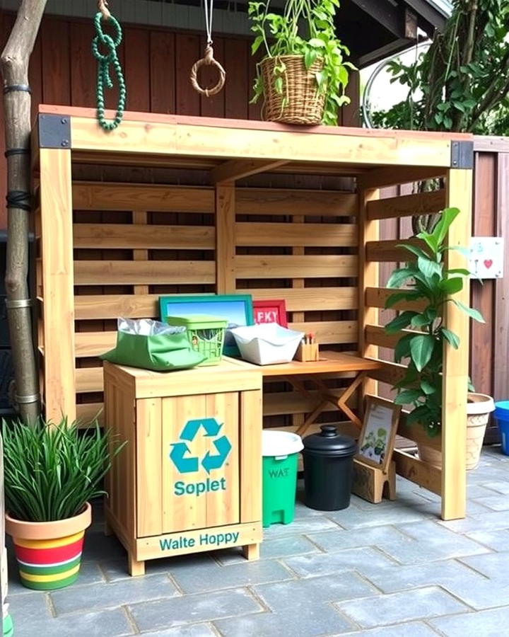 DIY Pallet Enclosure