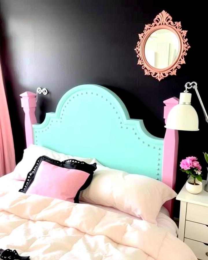 DIY Pastel Goth Headboard