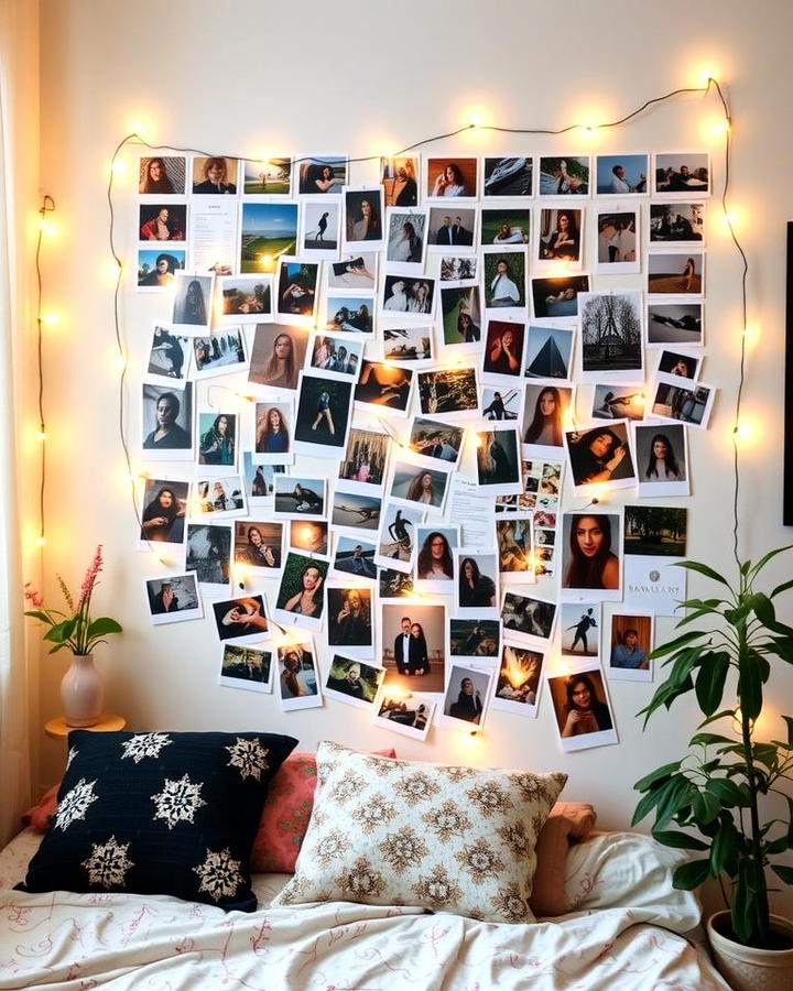 DIY Photo Collage Wall