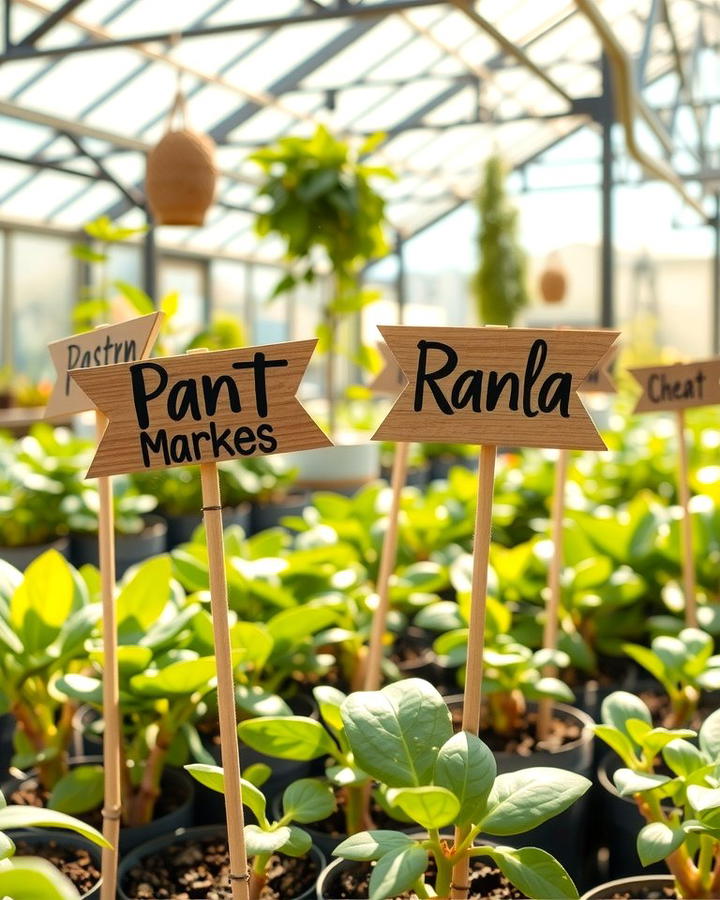 DIY Plant Markers for Organization