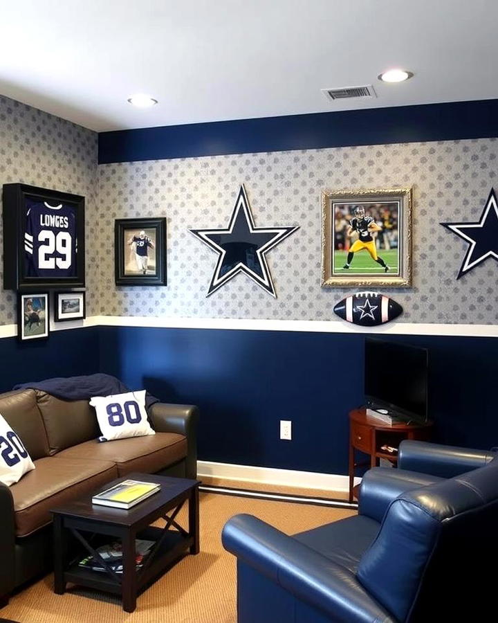 Dallas Cowboys Theme Wall