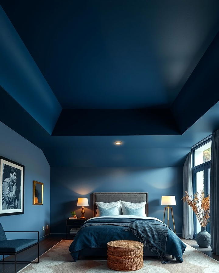 Dark Blue Ceiling