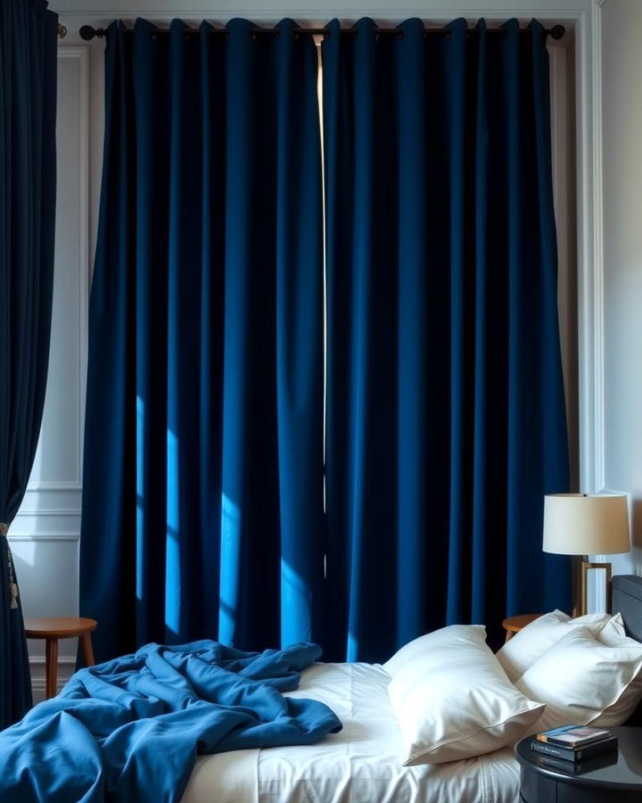 Dark Blue Curtains