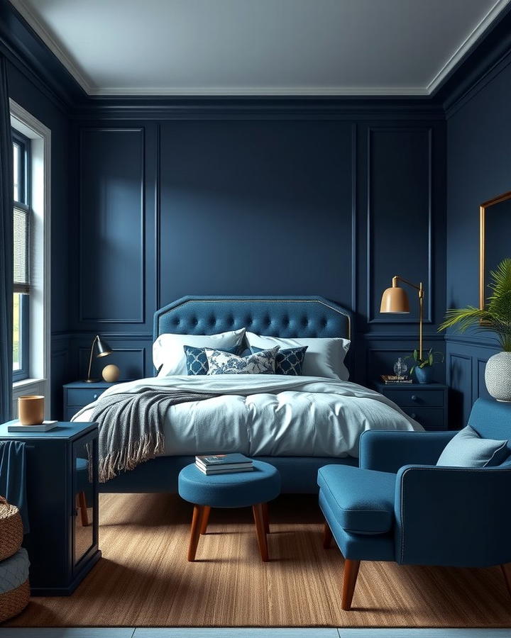 Dark Blue Statement Furniture