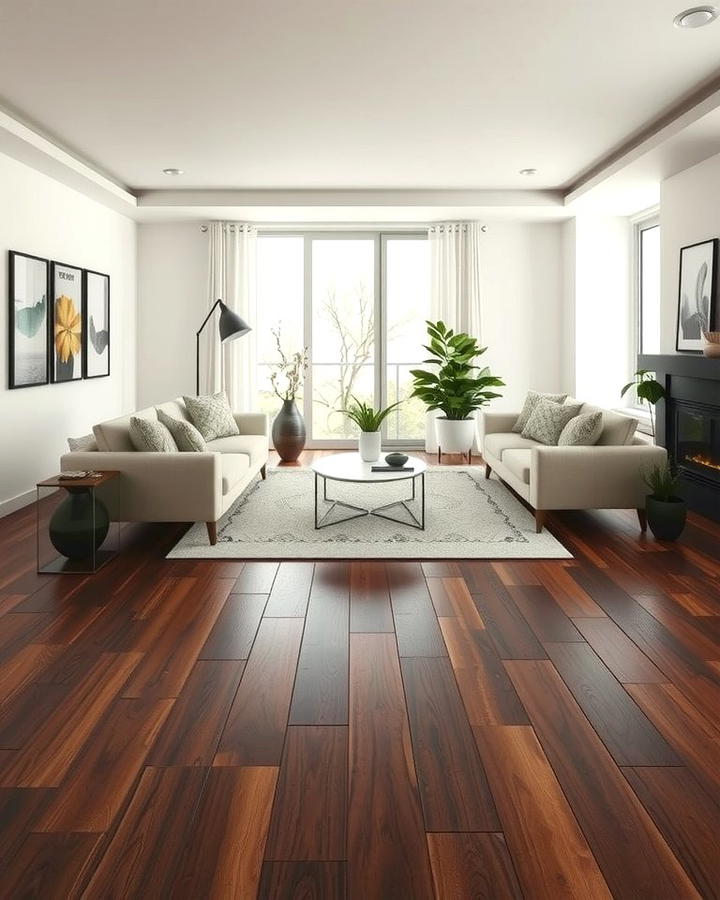 Dark Brown Flooring for Grounded Design