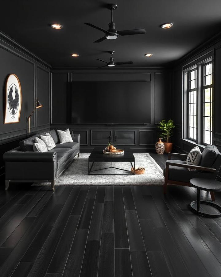 Dark Flooring for a Polished Look